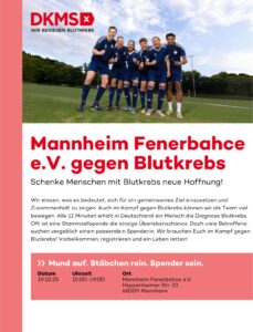 Fenerbahce Mannheim gegen Blutkrebs
